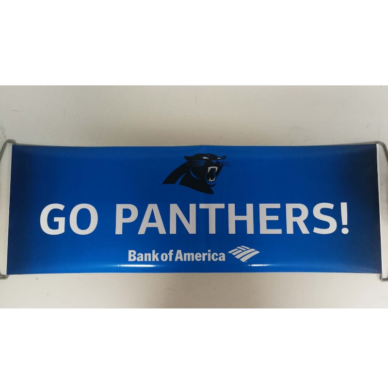 Brugerdefineret Logo Hand Helted Roller Banner- Panthers 24x68CM